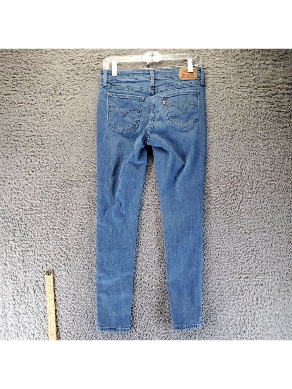 Levis Jeans Womens 27 Blue 711 Skinny Stretch Denim *Read*